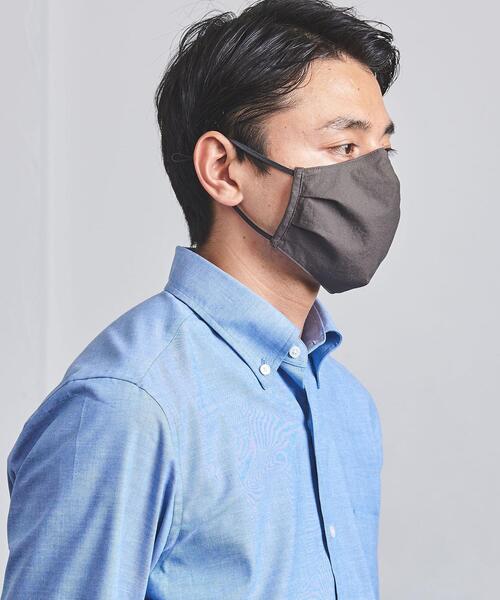 UNITED ARROWS(ユナイテッドアローズ)の「<UNITED ARROWS > コットン ウォッシャブル マスク(マスク・メンズ・オリーブ/ナチュラル/ダークグレー/ホワイト・FREE)」の8枚目の写真