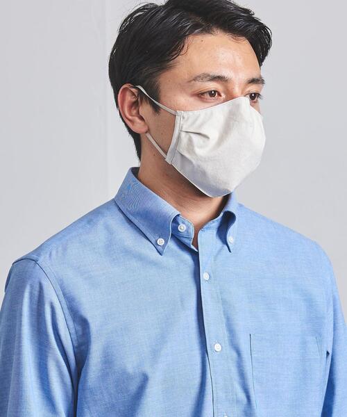 UNITED ARROWS(ユナイテッドアローズ)の「<UNITED ARROWS > コットン ウォッシャブル マスク(マスク・メンズ・オリーブ/ナチュラル/ダークグレー/ホワイト・FREE)」の6枚目の写真