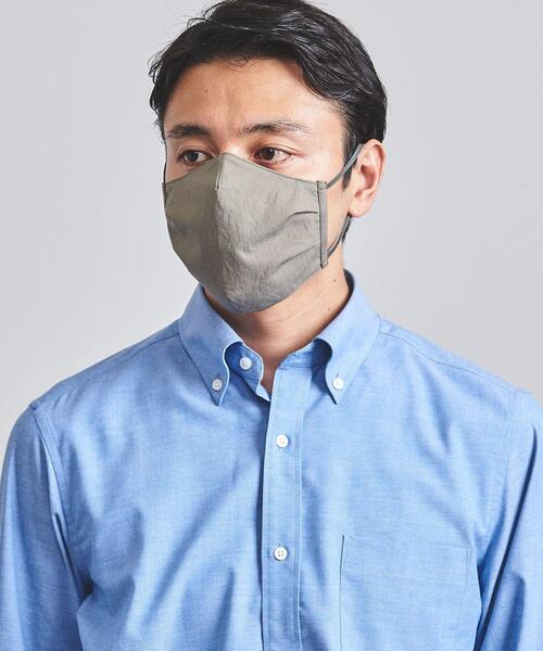 UNITED ARROWS(ユナイテッドアローズ)の「<UNITED ARROWS > コットン ウォッシャブル マスク(マスク・メンズ・オリーブ/ナチュラル/ダークグレー/ホワイト・FREE)」の5枚目の写真