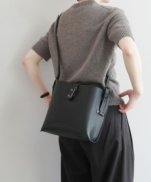 タイドウェイ　NUME BERO SHOULDER S ブラック TIDEWAY タイドウェイ NUME BERO SHOULDER S ブラック レザー
