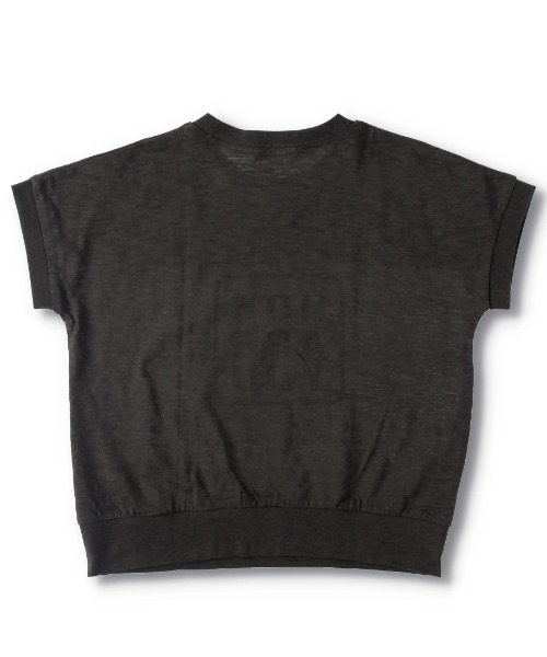 BRANSHES(ブランシェス)の「【プチプラ】バイカラーロゴ半袖Tシャツ(Tシャツ/カットソー・キッズ・チャコールグレー/サックスブルー・140cm/120cm/100cm/150cm/130cm/90cm/110cm)」の10枚目の写真