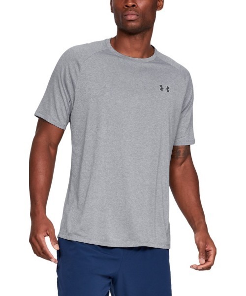 UNDER ARMOUR(アンダーアーマー)の「UAテック ショートスリーブ Tシャツ2.0(トレーニング/メンズ)(Tシャツ/カットソー・メンズ・ダークグレー/ブラック×グレー/レッド/グレイッシュブルー/ロイヤルブルー/ブラック/グレー/ホワイト/ネイビー・3XL/MD/XXL/SM/XL/LG)」の4枚目の写真