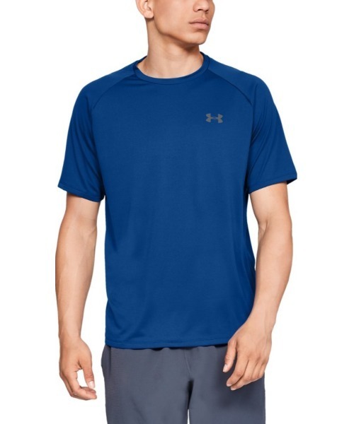 UNDER ARMOUR(アンダーアーマー)の「UAテック ショートスリーブ Tシャツ2.0(トレーニング/メンズ)(Tシャツ/カットソー・メンズ・ダークグレー/ブラック×グレー/レッド/グレイッシュブルー/ロイヤルブルー/ブラック/グレー/ホワイト/ネイビー・3XL/MD/XXL/SM/XL/LG)」の7枚目の写真