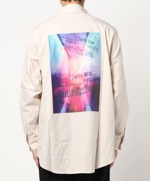 STYLEBLOCK（スタイルブロック）の「バックプリントビッグシルエットロングシャツ（シャツ/ブラウス）」