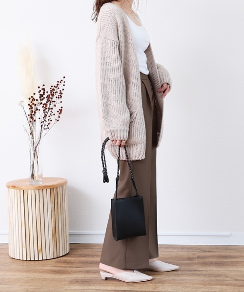 reca（レカ）の「美シルエット センタープレスフレアパンツ（その他パンツ・レディース・ブラック/モカ/グリーン系その他/ブルー系その他/パープル系その他・M）」の11枚目の写真