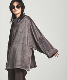 MAISON SPECIAL | ボンバーヒートベロアプライムオーバーモックネックプルオーバー 【MAISON SPECIAL/メゾンスペシャル】(スウェット)