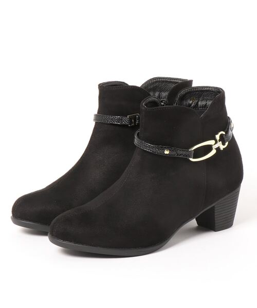 JELLY BEANS（ジェリービーンズ）の「【レイン対応】2way金具細ベルトレインブーツ(414-124)JELLY BEANS(ジェリービーンズ)（レインシューズ・レディース・ネイビー/グレイッシュベージュ/ブラック/ダークブラウン/ブラック系その他・LL/S/L/M）」の10枚目の写真