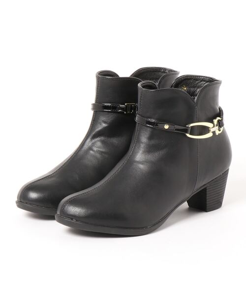 JELLY BEANS（ジェリービーンズ）の「【レイン対応】2way金具細ベルトレインブーツ(414-124)JELLY BEANS(ジェリービーンズ)（レインシューズ・レディース・ネイビー/グレイッシュベージュ/ブラック/ダークブラウン/ブラック系その他・LL/S/L/M）」の11枚目の写真