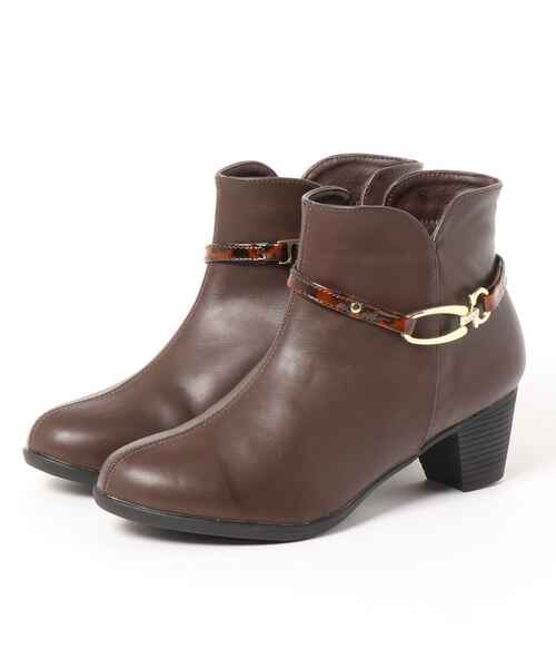 JELLY BEANS（ジェリービーンズ）の「【レイン対応】2way金具細ベルトレインブーツ(414-124)JELLY BEANS(ジェリービーンズ)（レインシューズ・レディース・ネイビー/グレイッシュベージュ/ブラック/ダークブラウン/ブラック系その他・LL/S/L/M）」の12枚目の写真