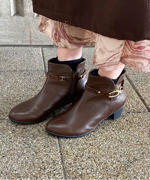 JELLY BEANS（ジェリービーンズ）の「【レイン対応】2way金具細ベルトレインブーツ(414-124)JELLY BEANS(ジェリービーンズ)（レインシューズ・レディース・ネイビー/グレイッシュベージュ/ブラック/ダークブラウン/ブラック系その他・LL/S/L/M）」の20枚目の写真