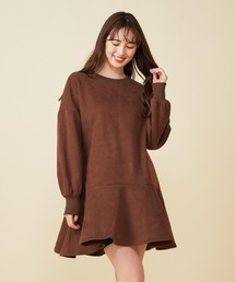 【ZOZO限定】裏起毛マーメイドミニワンピース