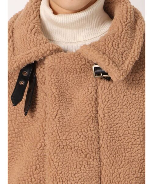 dazzlin（ダズリン）の「パイピングビッグボアブルゾン【パイピングコート】（ブルゾン・レディース・ベージュ/ブラウン/アイボリー・FREE）」の22枚目の写真