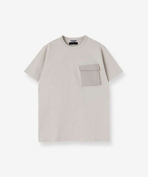 junhashimoto(ジュンハシモト)の「CU11 CARGO POCKET T(Tシャツ/カットソー・メンズ・カーキ/グレー/ブラック/ピンク・4/2/3/5)」の8枚目の写真