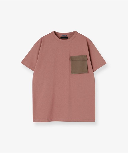 junhashimoto(ジュンハシモト)の「CU11 CARGO POCKET T(Tシャツ/カットソー・メンズ・カーキ/グレー/ブラック/ピンク・4/2/3/5)」の7枚目の写真