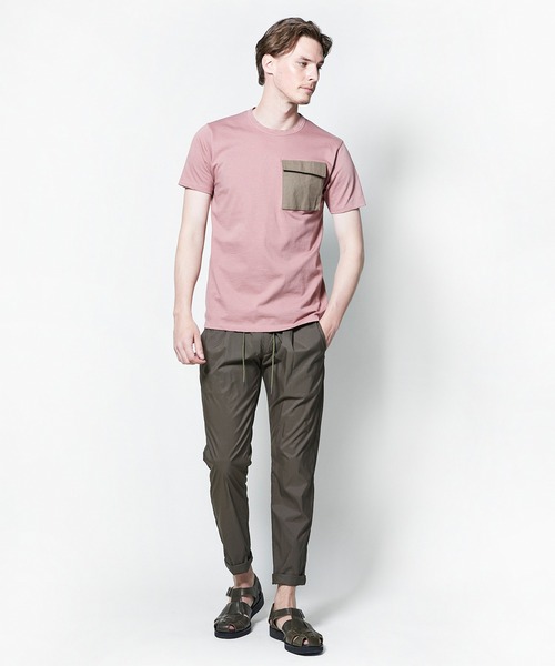 junhashimoto(ジュンハシモト)の「CU11 CARGO POCKET T(Tシャツ/カットソー・メンズ・カーキ/グレー/ブラック/ピンク・4/2/3/5)」の11枚目の写真