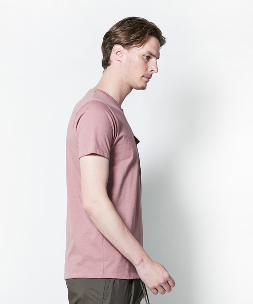 junhashimoto(ジュンハシモト)の「CU11 CARGO POCKET T(Tシャツ/カットソー・メンズ・カーキ/グレー/ブラック/ピンク・4/2/3/5)」の13枚目の写真