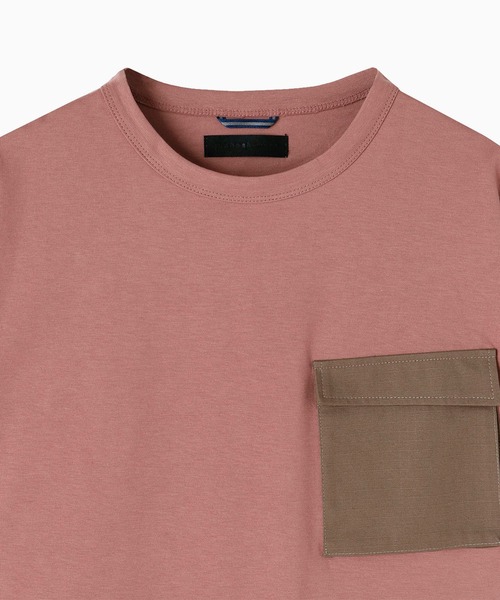 junhashimoto(ジュンハシモト)の「CU11 CARGO POCKET T(Tシャツ/カットソー・メンズ・カーキ/グレー/ブラック/ピンク・4/2/3/5)」の15枚目の写真