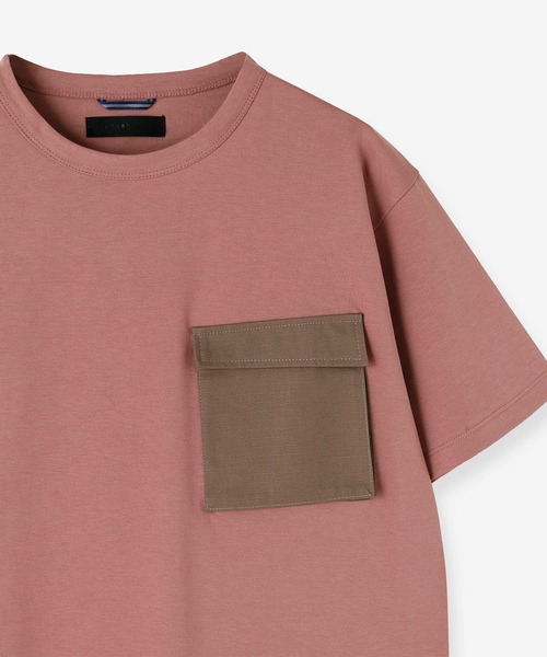 junhashimoto(ジュンハシモト)の「CU11 CARGO POCKET T(Tシャツ/カットソー・メンズ・カーキ/グレー/ブラック/ピンク・4/2/3/5)」の16枚目の写真