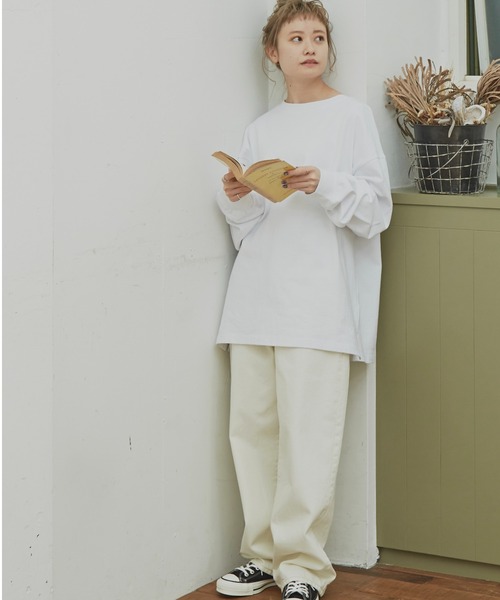 flaner(フラネ)の「ペインターデニムパンツ【ユニセックス】(デニムパンツ・レディース・ブラック/オフホワイト/カーキ・SMALL/MEDIUM/LARGE/X-LARGE)」の4枚目の写真