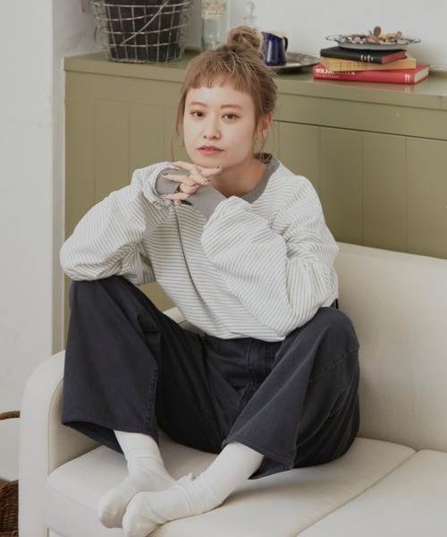 flaner(フラネ)の「ペインターデニムパンツ【ユニセックス】(デニムパンツ・レディース・ブラック/オフホワイト/カーキ・SMALL/MEDIUM/LARGE/X-LARGE)」の7枚目の写真