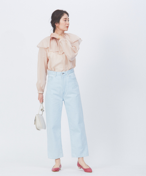 PICHE ABAHOUSE(ピシェ アバハウス)の「【ベストセラー】ポインテッドフラットパンプス(パンプス・レディース・ベージュ/ピンク/グレー/ブラック・37/40/34/38/39/35/36)」の18枚目の写真