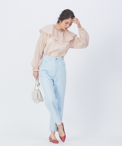 PICHE ABAHOUSE(ピシェ アバハウス)の「【ベストセラー】ポインテッドフラットパンプス(パンプス・レディース・ベージュ/ピンク/グレー/ブラック・37/40/34/38/39/35/36)」の19枚目の写真