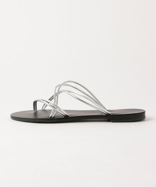 THE STATION STORE（ザ ステーション ストア）の「＜NICOLAS LANAS＞ FL ダブルコード サンダル（サンダル・レディース・シルバー/ゴールド・38/36/37）」の3枚目の写真