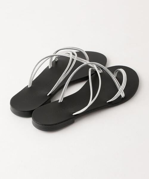 THE STATION STORE（ザ ステーション ストア）の「＜NICOLAS LANAS＞ FL ダブルコード サンダル（サンダル・レディース・シルバー/ゴールド・38/36/37）」の5枚目の写真