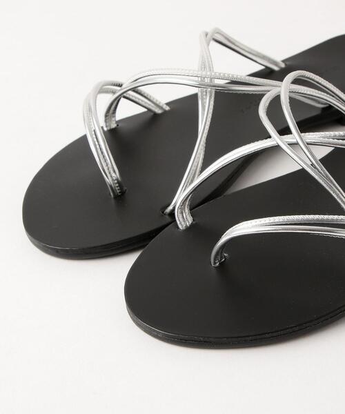 THE STATION STORE（ザ ステーション ストア）の「＜NICOLAS LANAS＞ FL ダブルコード サンダル（サンダル・レディース・シルバー/ゴールド・38/36/37）」の6枚目の写真