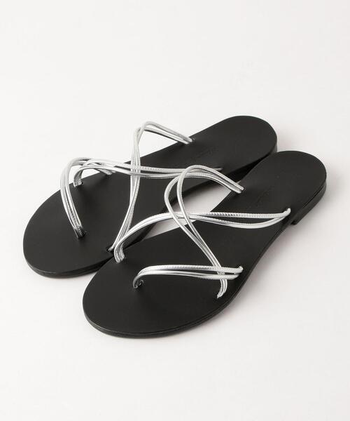 THE STATION STORE（ザ ステーション ストア）の「＜NICOLAS LANAS＞ FL ダブルコード サンダル（サンダル・レディース・シルバー/ゴールド・38/36/37）」の9枚目の写真