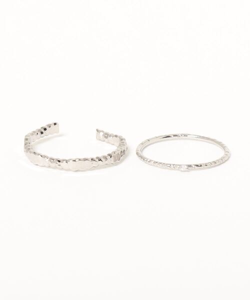 Adam et Rope' Le Magasin(アダムエロペルマガザン)の「ガラセットリング(リング・レディース・シルバー/ゴールド・FREE)」の4枚目の写真