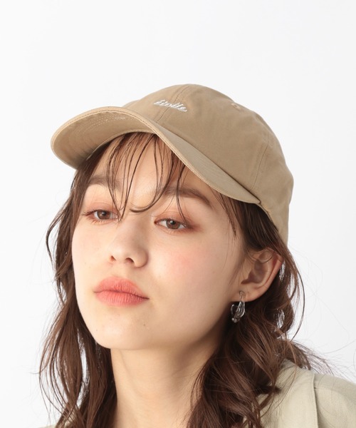 Heather（ヘザー）の「ロゴシシュウキャップ　939747（キャップ・レディース・ブラック/ベージュ・ONE SIZE）」の2枚目の写真