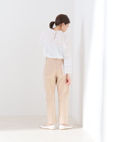 SLOBE IENA(スローブイエナ)の「【MOI NON PLUS】 DOT LACE ブラウス【手洗い可】(シャツ/ブラウス・レディース・ホワイト/ブラック・FREE)」の6枚目の写真