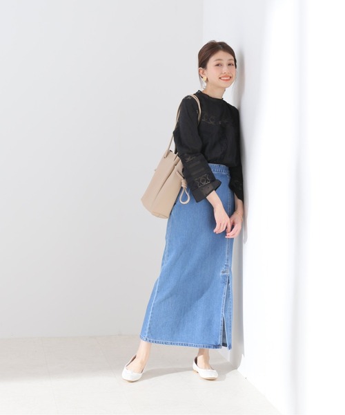 SLOBE IENA(スローブイエナ)の「【MOI NON PLUS】 DOT LACE ブラウス【手洗い可】(シャツ/ブラウス・レディース・ホワイト/ブラック・FREE)」の3枚目の写真