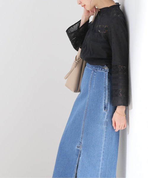 SLOBE IENA(スローブイエナ)の「【MOI NON PLUS】 DOT LACE ブラウス【手洗い可】(シャツ/ブラウス・レディース・ホワイト/ブラック・FREE)」の11枚目の写真