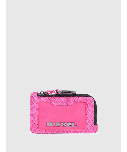DIESEL(ディーゼル)の「レディース エンボス フラグメントケース(財布・レディース・ピンク・UNI)」の1枚目の写真