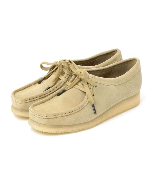 Clarks（クラークス）の「CLARKS: WALLABEE 2021（その他シューズ・レディース・ベージュ/ブラック・60/40/50）」の2枚目の写真