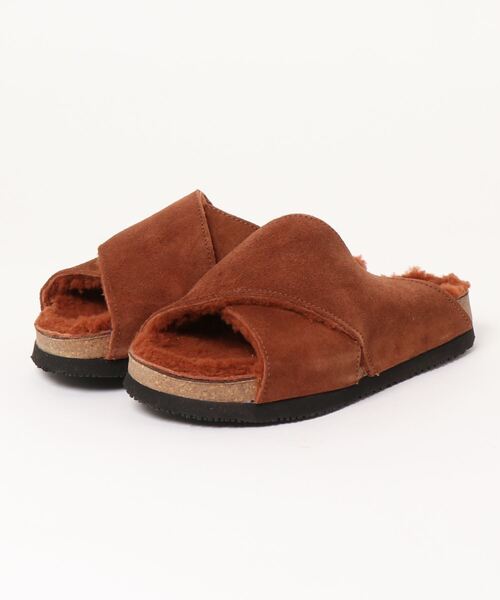 BOSABO（ボサボ）の「Curensology(カレンソロジー)/【BOSABO】クロスサンダル（サンダル・レディース・キャメル/グレー・36/37/38）」の2枚目の写真