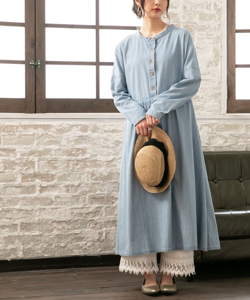 osharewalker（オシャレウォーカー）の「『ワイヤー入り配色リボンハット』（ハット・レディース・ミント/ブラック・FREE）」の6枚目の写真