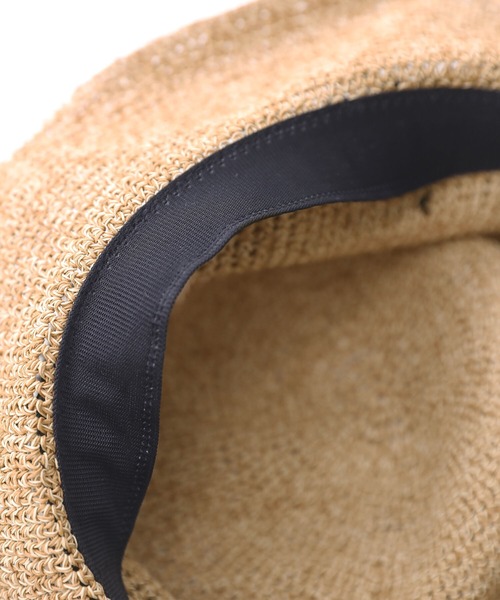 osharewalker（オシャレウォーカー）の「『ワイヤー入り配色リボンハット』（ハット・レディース・ミント/ブラック・FREE）」の3枚目の写真