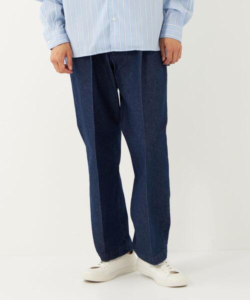 BRACTMENT（ブラクトメント）の「[ ブラクトメント ] BRACTMENT 13.5 OZ ムラ デニム ワイド パンツ（デニムパンツ・メンズ・ネイビー/ブラック・40/36/38）」の7枚目の写真