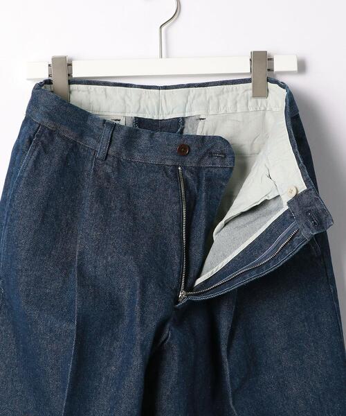 BRACTMENT（ブラクトメント）の「[ ブラクトメント ] BRACTMENT 13.5 OZ ムラ デニム ワイド パンツ（デニムパンツ・メンズ・ネイビー/ブラック・40/36/38）」の4枚目の写真