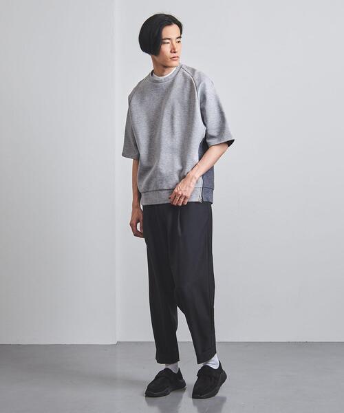 EN ROUTE（アンルート）の「＜EN ROUTE（アンルート）＞エステルウールトロ 1プリーツ バックゴム ダブルフィニッシュ（スラックス・メンズ・グレー/ブラック・1/2/3）」の9枚目の写真
