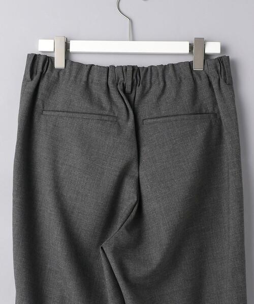 EN ROUTE（アンルート）の「＜EN ROUTE（アンルート）＞エステルウールトロ 1プリーツ バックゴム ダブルフィニッシュ（スラックス・メンズ・グレー/ブラック・1/2/3）」の4枚目の写真