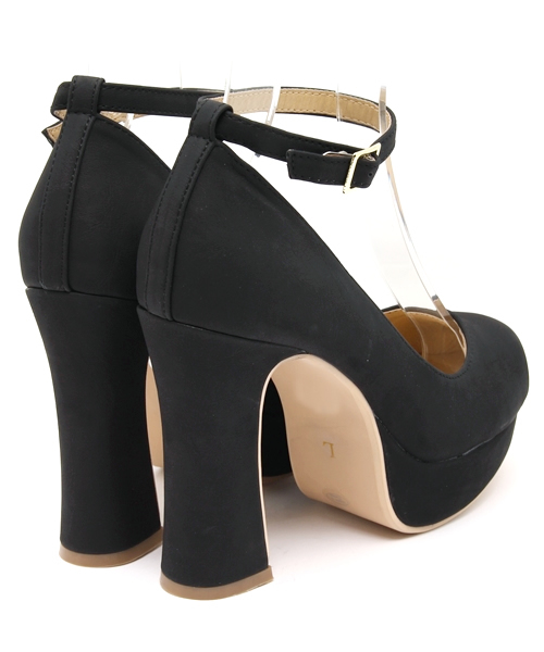 WEGO(ウィゴー)の「WEGO/チャンキーヒールパンプス(パンプス・レディース・ブラック/パープル/ピンク・MEDIUM/LARGE)」の7枚目の写真