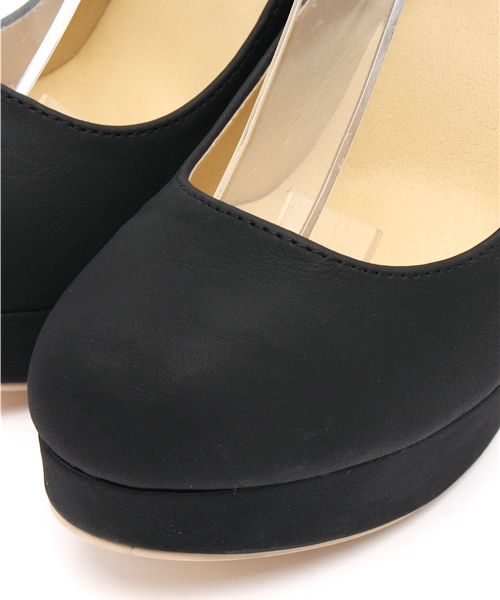 WEGO(ウィゴー)の「WEGO/チャンキーヒールパンプス(パンプス・レディース・ブラック/パープル/ピンク・MEDIUM/LARGE)」の9枚目の写真