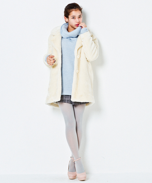 WEGO(ウィゴー)の「WEGO/チャンキーヒールパンプス(パンプス・レディース・ブラック/パープル/ピンク・MEDIUM/LARGE)」の4枚目の写真