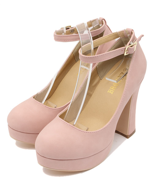 WEGO(ウィゴー)の「WEGO/チャンキーヒールパンプス(パンプス・レディース・ブラック/パープル/ピンク・MEDIUM/LARGE)」の15枚目の写真