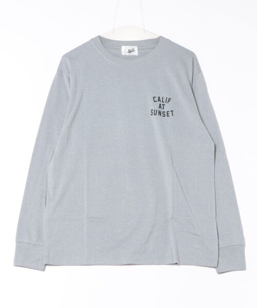 ARCHIVER(アーカイバ)の「【Bl】バックプリント長袖Tシャツ クルーネック(Tシャツ/カットソー・メンズ・ホワイト/ブラック/ベージュ/グレー・MEDIUM/LARGE)」の3枚目の写真
