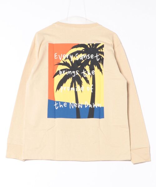 ARCHIVER(アーカイバ)の「【Bl】バックプリント長袖Tシャツ クルーネック(Tシャツ/カットソー・メンズ・ホワイト/ブラック/ベージュ/グレー・MEDIUM/LARGE)」の7枚目の写真